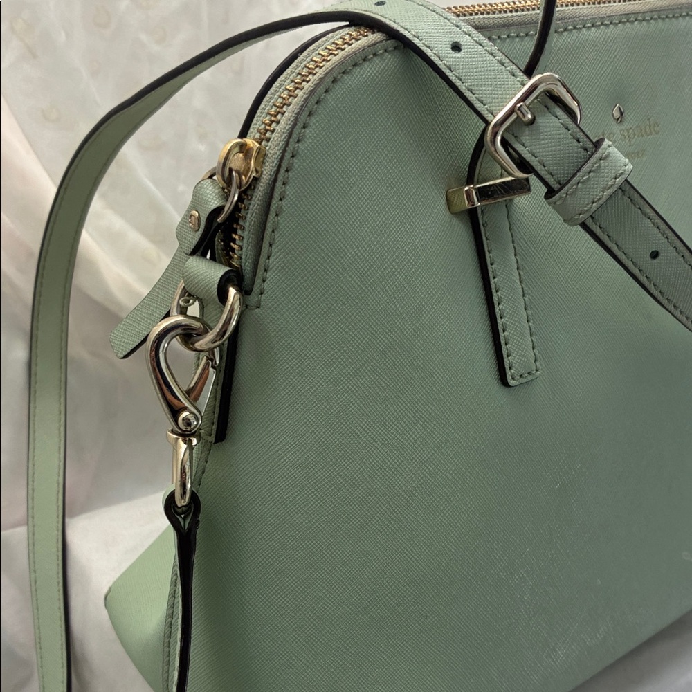 Kate Spade Mint Green Crossbody Doom Satchel - Picture 3 of 7